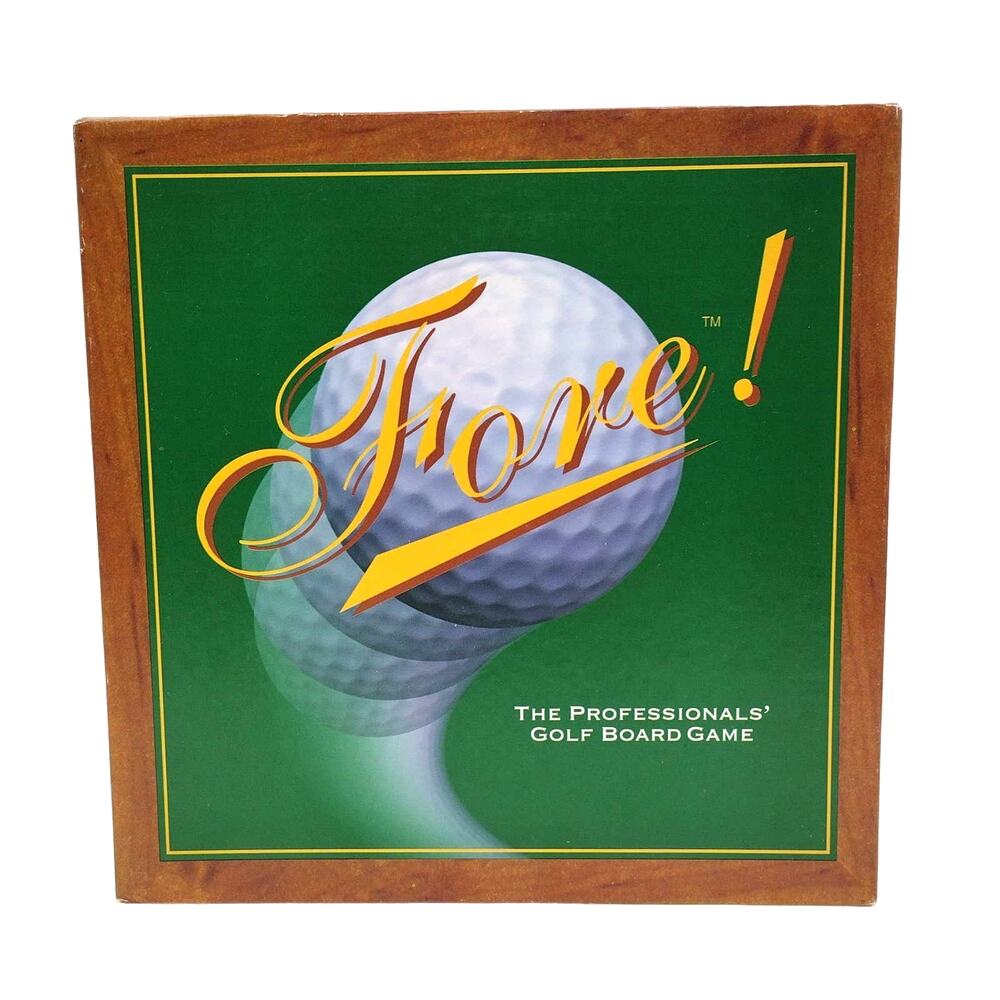 VTG 1996 FORE! Golf Golfing Professional Board Game Play Famous Holes Complete